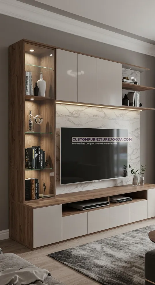 Jasa Pembuatan Cabinet tv kecil Jogja